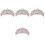 4Stk Haarschmuck Tiara Stirnband 5