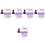 5Sets Geburtstagsaccessoire Waschbar Robuster 6
