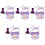 5Sets Geburtstagsaccessoire Waschbar Robuster 5