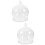 2Sets Glasdisplay Kuppel Mit Basis Für Blumen & Micro-Landschaft 9