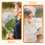 4Stk Eleganter Spitzenparasol Holzgriff Hochzeit 8