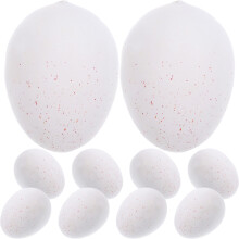 40Ud Huevos De Espuma Falsos Para Decorar Y Actividades DIY
