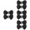 4Pares Clips Para De Tacón Con De Y Negro 8