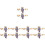 10Stk Multi Clips Vintage Halsband Clips Für Damen & Pullover 7