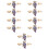10Stk Multi Clips Vintage Halsband Clips Für Damen & Pullover 9