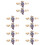 10Stk Multi Clips Vintage Halsband Clips Für Damen & Pullover 8