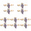 10Stk Multi Clips Vintage Halsband Clips Für Damen & Pullover 4