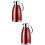 2Ud Cantimploras Térmicas Rojas Simples Para Uso Diario En Casa 9