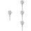 4Pz Giocattoli Clappers in Per E 8