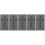 5Pcs Black Graphite Ingot Molds for Casting Silver Gold Metal DIY Use 11