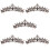 5Ud Accesorio Negro Tiara Para Cumpleaños Especiales 8