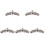 5Ud Accesorio Negro Tiara Para Cumpleaños Especiales 2
