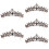 5Ud Accesorio Negro Tiara Para Cumpleaños Especiales 10