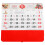 2024 Rojo Colgante Papel Lunar 8