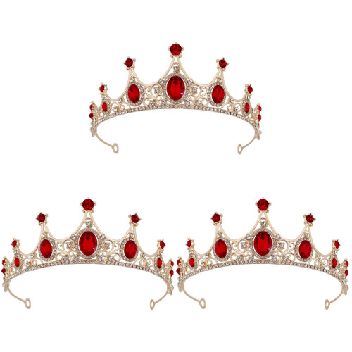 3Ud Tiara Rígida Roja De Para Y Especial 1