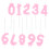 20Pz Numero Rosa Per Decorazioni Compleanno E Feste 9
