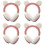 4Pièces Cache-Oreilles Rose Confortable Accessoire Froid Hiver 5