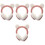 4Pièces Cache-Oreilles Rose Confortable Accessoire Froid Hiver 3