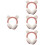 4Pièces Cache-Oreilles Rose Confortable Accessoire Froid Hiver 6