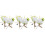 6Pièces Boutonnières Mariage Blanches Pour Marié Design Chic 6