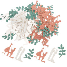 3Pièces Confettis De Mariage Colorés Pour Décoration De Table Festive