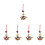5Pièces Accessoire Gousse Suspendue En Pompon 7