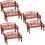 6Pièces Banc Marron Pour Décoration Et Accessoires Photo 9