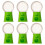 6Pièces Mini Distributeur Bonbons Vert Clair Jouet 1