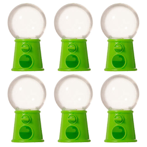 6Pièces Mini Distributeur Bonbons Vert Clair Jouet