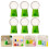 6Pièces Mini Distributeur Bonbons Vert Clair Jouet 5