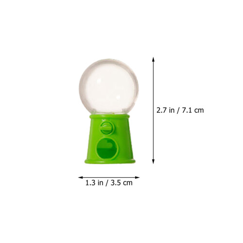 6Pièces Mini Distributeur Bonbons Vert Clair Jouet 2