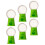 6Pièces Mini Distributeur Bonbons Vert Clair Jouet 10