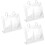 3Pièces Présentoir Photo Transparent Pour Table Bureau 9