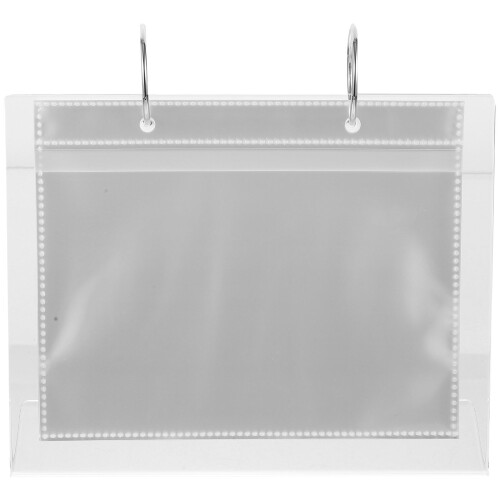 3Pièces Présentoir Photo Transparent Pour Table Bureau 1