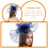 Cappello Cerimonia Fascinator Rete Colorate 11