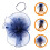 Cappello Cerimonia Fascinator Rete Colorate 7