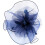 Cappello Cerimonia Fascinator Rete Colorate 4