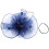 Cappello Cerimonia Fascinator Rete Colorate 6
