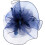 Cappello Cerimonia Fascinator Rete Colorate 3