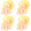 4Set Uova Decorative Fatte E Feste 7