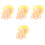 4Set Uova Decorative Fatte E Feste 5