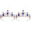 2Pz Sposa Scuro Accessorio Party 4