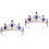 2Pz Sposa Scuro Accessorio Party 6