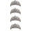 4Pz Tiara in Materiale Resistente Con , Per Sposa 10