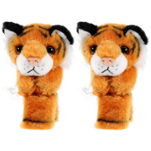 6Pz Braccialetti Animali Peluche Morbidi Per Bambini