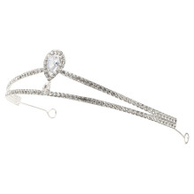 2Pz Tiara Decorativa Rhinestone Per E Matrimonio