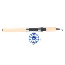 26in Telescopic Fishing Rod Reel Set Blue, Ice Winter Tackle