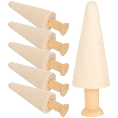 12Pz in Legno Grezzo Khaki Mini Per Decorazioni DIY E Graffiti 1