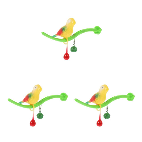 3Set Supporti Per Uccelli in Perchetta Pappagalli 2