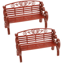6Pz Panchina Marrone Per E Decorativi